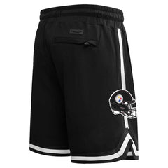Pittsburgh Steelers Pro Standard Classic Chenille Shorts - Black - NFL