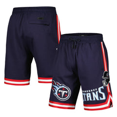 Tennessee Titans Pro Standard Classic Chenille Shorts - Navy - NFL
