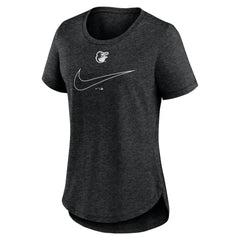 Baltimore Orioles Nike Women's Big Swoosh Tri-Blend Scoop Neck T-Shirt Online
