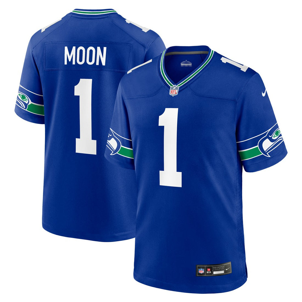 Warren Moon Seattle Seahawks Retired Player Alternate Game Jersey - Royal - Nike