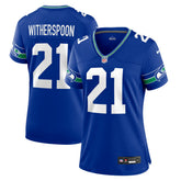 Devon Witherspoon Seattle Seahawks Women's Throwback Player Game Jersey - Royal - Nike