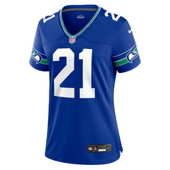 Devon Witherspoon Seattle Seahawks Women's Throwback Player Game Jersey - Royal - Nike
