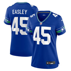 Kenny Easley Seattle Seahawks Women's Throwback Retired Player Game Jersey - Royal - Nike