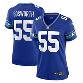 Brian Bosworth Seattle Seahawks Women's Throwback Retired Player Game Jersey - Royal - Nike
