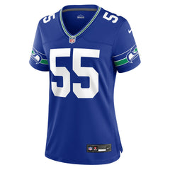Brian Bosworth Seattle Seahawks Women's Throwback Retired Player Game Jersey - Royal - Nike