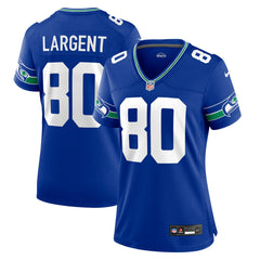 Steve Largent Seattle Seahawks Women's Throwback Retired Player Game Jersey - Royal - Nike