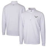 Philadelphia Eagles Cutter & Buck Traverse Stretch Quarter-Zip Pullover - White - NFL