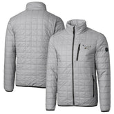 Philadelphia Eagles Cutter & Buck Rainier PrimaLoft Eco Insulated Full-Zip Puffer Jacket - Silver - NFL