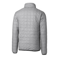 Philadelphia Eagles Cutter & Buck Rainier PrimaLoft Eco Insulated Full-Zip Puffer Jacket - Silver - NFL