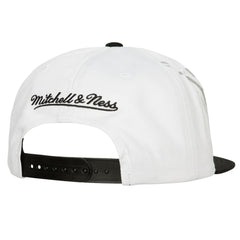 Mitchell & Ness Brooklyn Nets Hot Fire Snapback Hat White