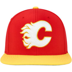Calgary Flames Mitchell & Ness Core Team Ground 2.0 Snapback Hat - Red | NHL on sale