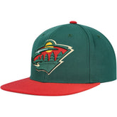 Minnesota Wild Mitchell & Ness Core Team Ground 2.0 Snapback Hat - Green | NHL near me