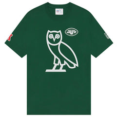 New York Jets OVO x NFL OG Owl T-Shirt – Green - NFL