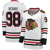 Connor Bedard Chicago Blackhawks Fanatics Women's Away Breakaway Jersey - White | Fanatics discount