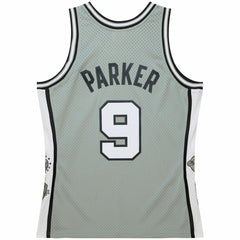 Mitchell & Ness Tony Parker San Antonio Spurs Unisex Hall of Fame Class of 2023 Throwback Swingman Jersey Gray