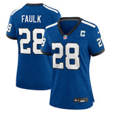 Marshall Faulk Indianapolis Colts Women's Indiana Nights Alternate Game Jersey - Royal - Nike