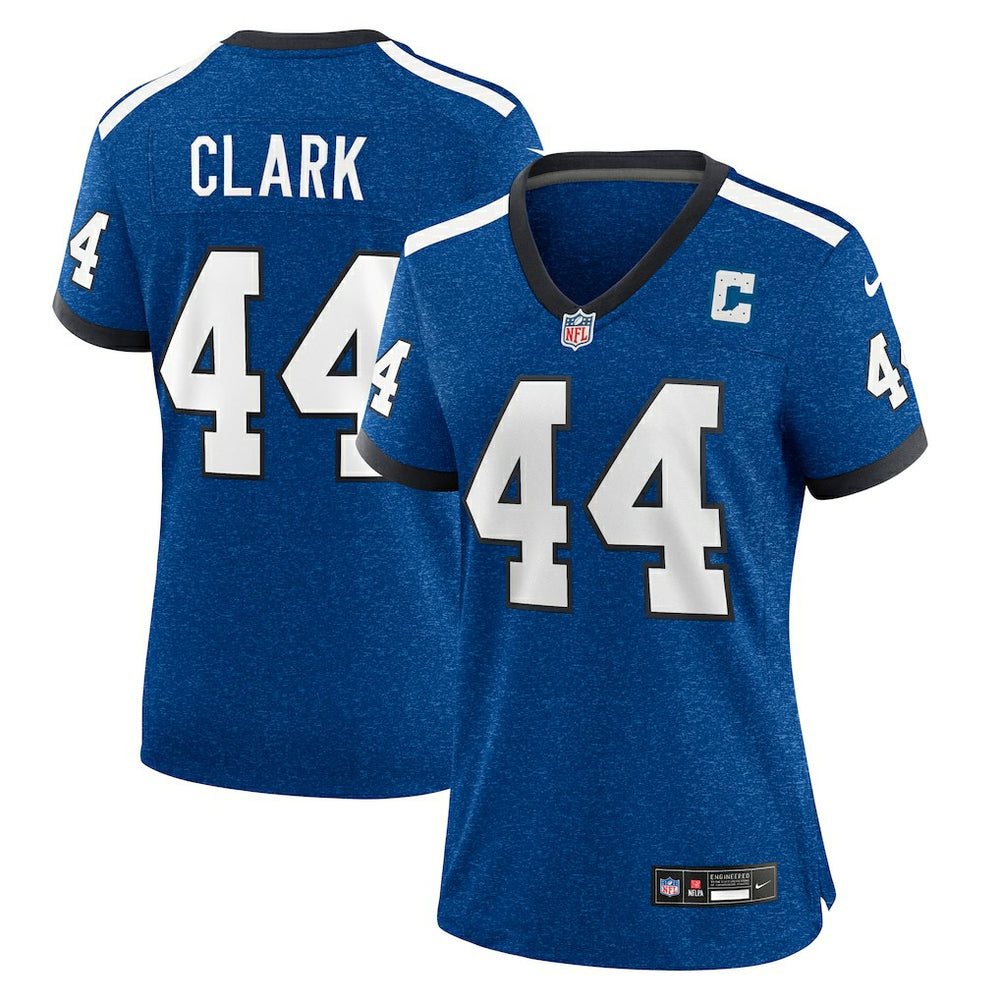 Dallas Clark Indianapolis Colts Women's Indiana Nights Alternate Game Jersey - Royal - Nike