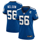 Quenton Nelson Indianapolis Colts Women's Indiana Nights Alternate Game Jersey - Royal - Nike
