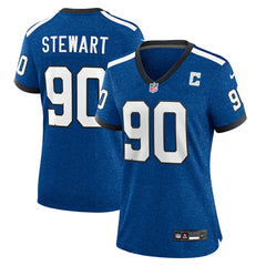 Grover Stewart Indianapolis Colts Women's Indiana Nights Alternate Game Jersey - Royal - Nike