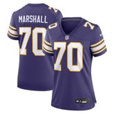 Jim Marshall Minnesota Vikings Women's Classic Retired Player Jersey - Purple - Nike