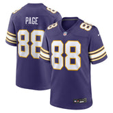Alan Page Minnesota Vikings Retired Player Alternate Game Jersey - Purple - Nike