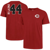Elly De La Cruz Cincinnati Reds '47 Name & Number T-Shirt Sale