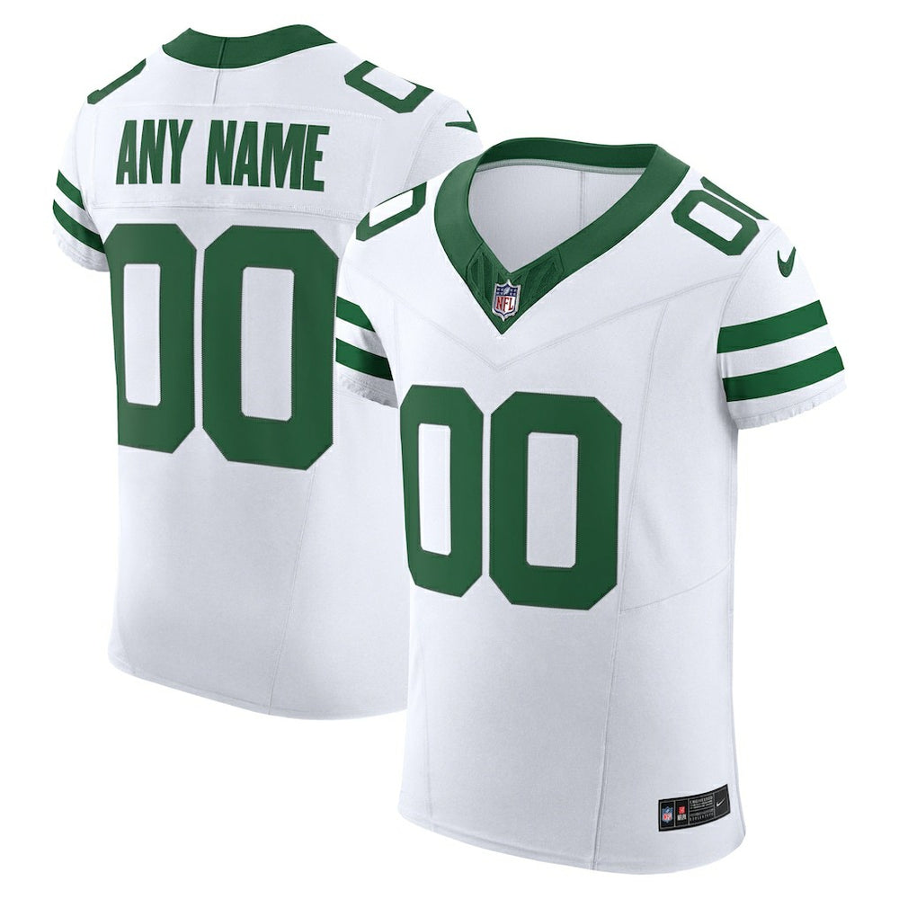 New York Jets Vapor F.U.S.E. Elite Custom Jersey - White - Nike