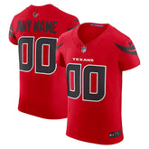 Houston Texans Alternate Vapor F.U.S.E. Elite Custom Jersey - Red - Nike