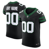 New York Jets Alternate Vapor F.U.S.E. Elite Custom Jersey - Legacy Black - Nike