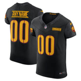 Washington Commanders Alternate Vapor F.U.S.E. Elite Custom Jersey - Black - Nike