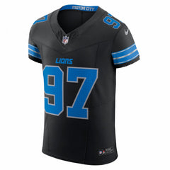 Aidan Hutchinson Detroit Lions Alternate Vapor F.U.S.E. Elite Jersey - Black - Nike