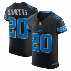 Barry Sanders Detroit Lions Alternate Vapor F.U.S.E. Elite Jersey - Black - Nike