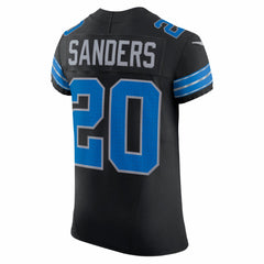 Barry Sanders Detroit Lions Alternate Vapor F.U.S.E. Elite Jersey - Black - Nike