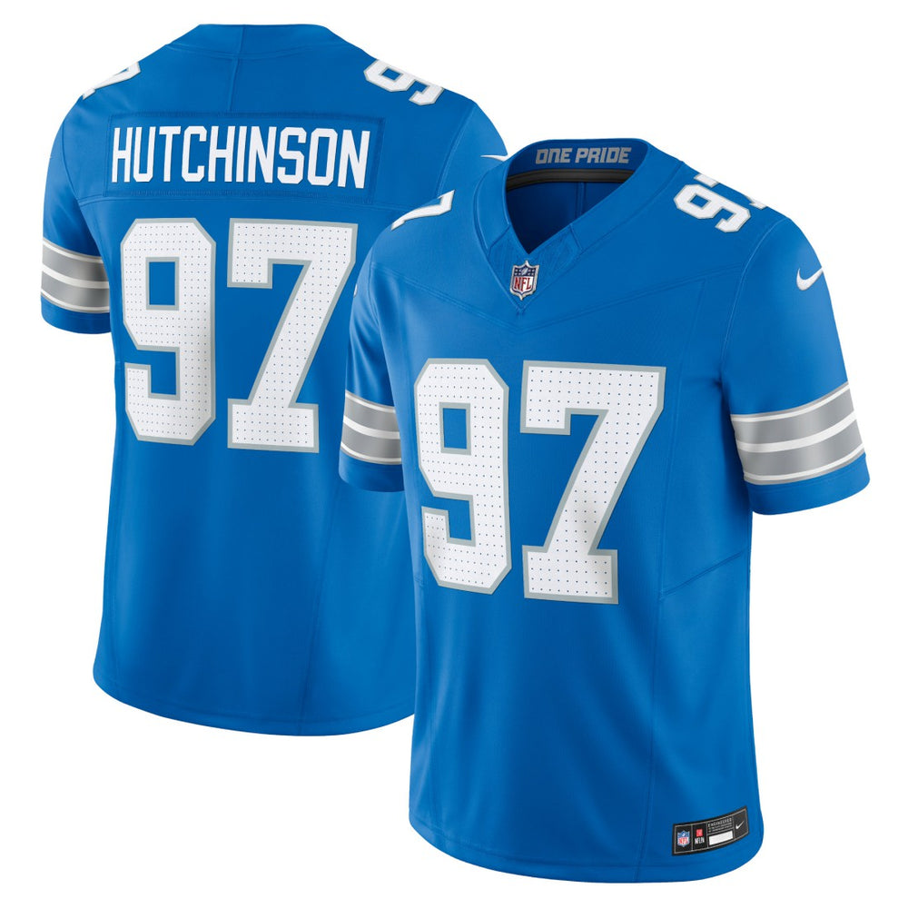 Aidan Hutchinson Detroit Lions Team Vapor F.U.S.E. Limited Jersey - Blue - Nike