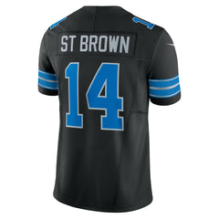 Amon-Ra St. Brown Detroit Lions 2nd Alternate Vapor F.U.S.E. Limited Jersey - Black - Nike