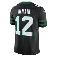 Joe Namath New York Jets Alternate Vapor F.U.S.E. Limited Jersey - Legacy Black - Nike