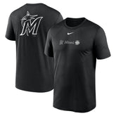 Miami Marlins Nike Fashion Over Shoulder Logo Legend T-Shirt Discount