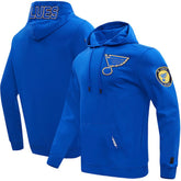 St. Louis Blues Pro Standard Classic Pullover Hoodie - Blue | NHL Clearance