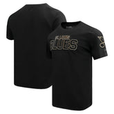 St. Louis Blues Pro Standard Wordmark T-Shirt - Black | NHL Lifestyle