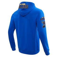 St. Louis Blues Pro Standard Classic Chenille Full-Zip Hoodie Jacket - Blue | NHL discount