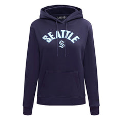 Seattle Kraken Pro Standard Women's Classic Chenille Pullover Hoodie - Navy | NHL online