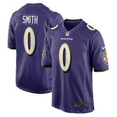 Roquan Smith Baltimore Ravens Team Game Jersey - Purple - Nike