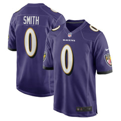 Roquan Smith Baltimore Ravens Team Game Jersey - Purple - Nike