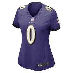 Roquan Smith Baltimore Ravens Women's Team Game Jersey - Purple - Nike