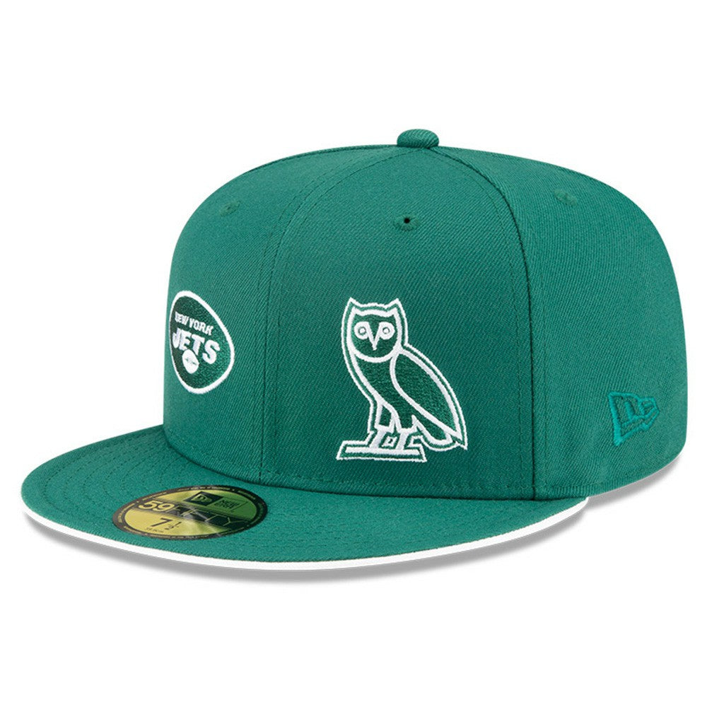 New York Jets New Era OVO x NFL 59FIFTY Fitted Hat - Green - NFL
