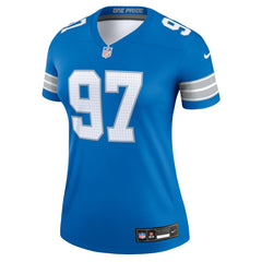 Aidan Hutchinson Detroit Lions Women's Legend Player Performance Top - Blue - Nike