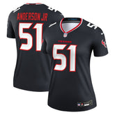 Will Anderson Jr. Houston Texans Women's Legend Player Performance Top - Navy - Nike