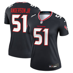 Will Anderson Jr. Houston Texans Women's Legend Player Performance Top - Navy - Nike