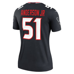 Will Anderson Jr. Houston Texans Women's Legend Player Performance Top - Navy - Nike