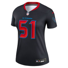 Will Anderson Jr. Houston Texans Women's Alternate Legend Player Performance Top - Navy - Nike
